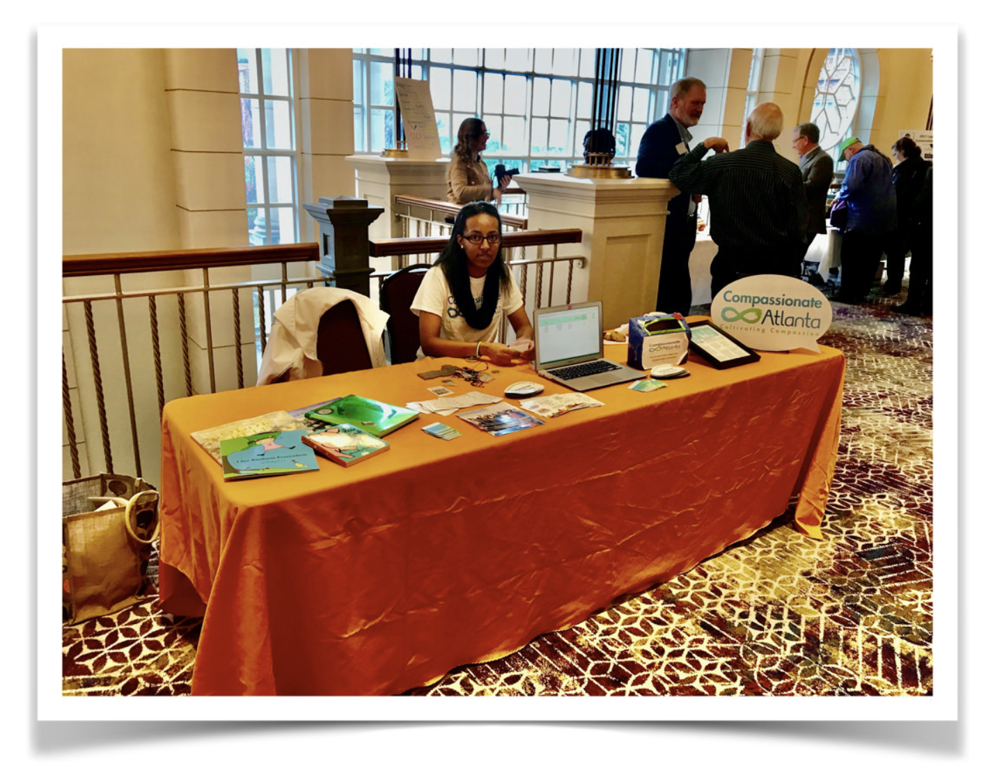 Compassionate Atlanta table at a community event